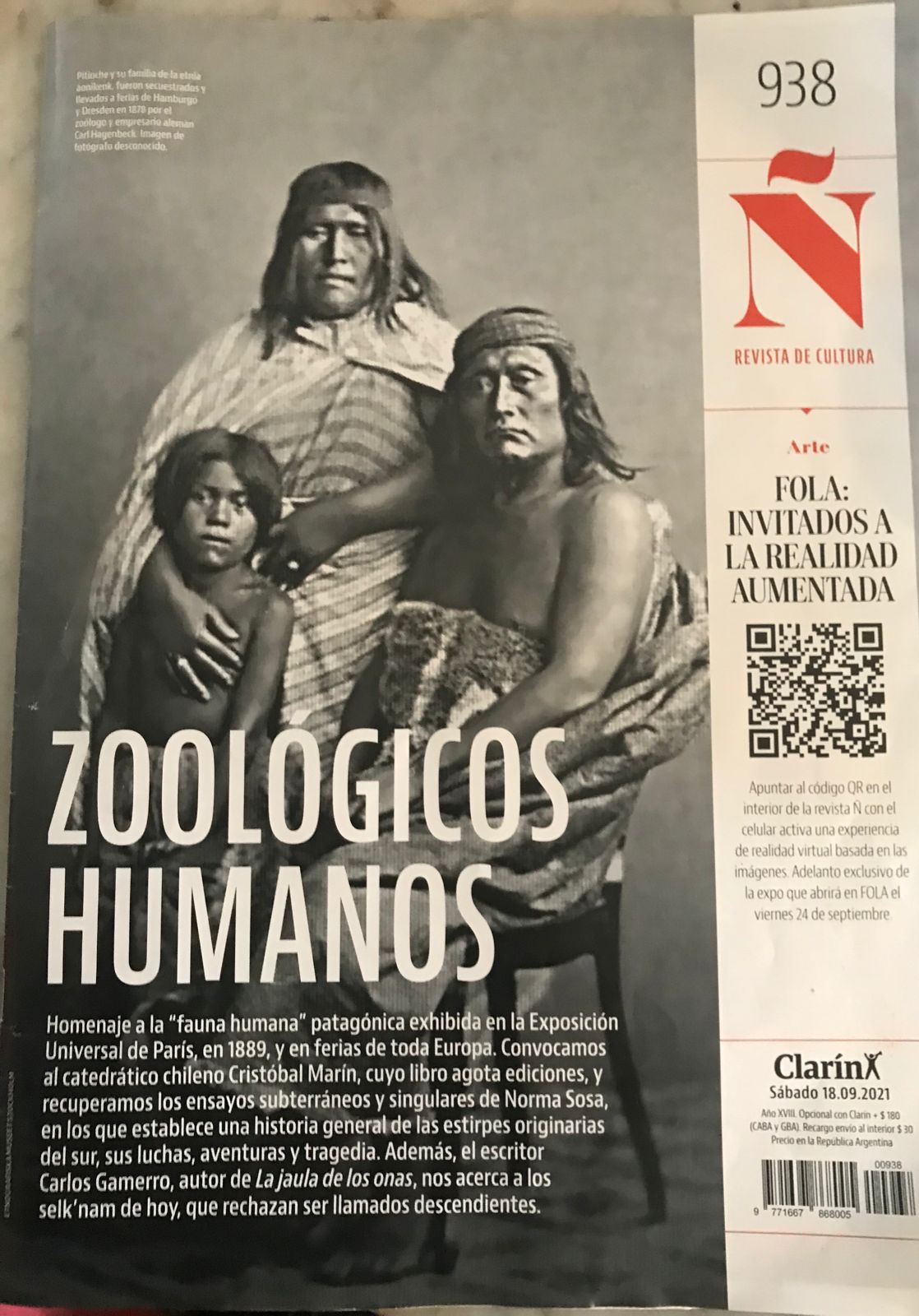 Sobre Tehuelches y Fueguinos en Zoológicos Humanos